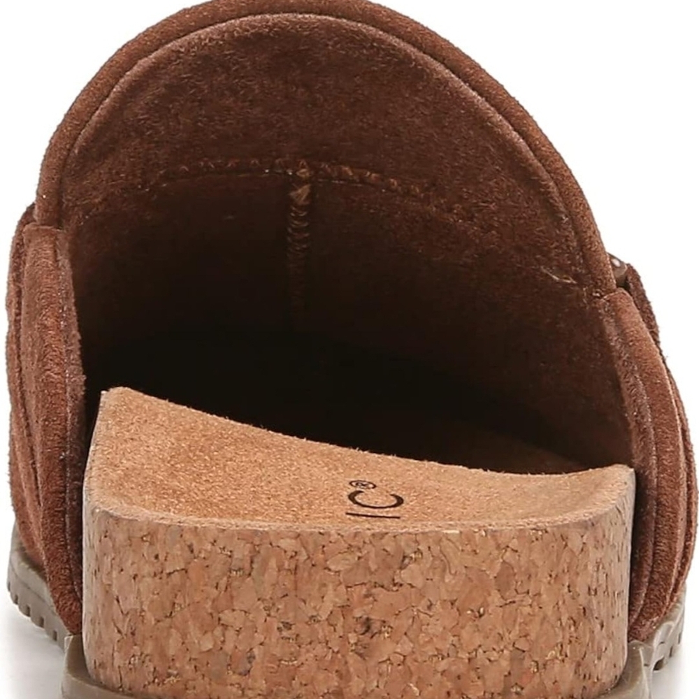 Vionic Georgie Mule Brown Tan Chesnut Suede Women's Clogs 9.5 Orthopedic Shoes - Picture 6 of 12